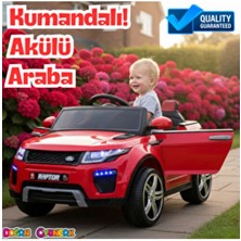 Doğan Oyuncak Dünyası Raptor Gt Kırmızı Uzaktan Kumandalı 4x2 12 Volt Akülü Araba - Rc Land Rover Akülü Araba Range Rover