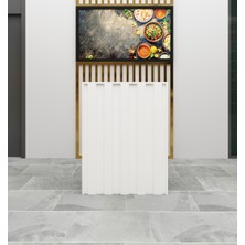 Morepp Erva Karşılama Bankosu ,110 cm ,ofis,kasa,resepsiyon Masası| Beyaz-Beyaz