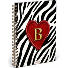 Giala Paperwork Gıala Kişiselleştirilebilir Bold Heart Undated Planner – Bronze Spiral A5