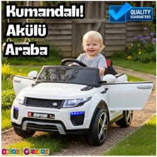Doğan Oyuncak Dünyası Raptor Gt Beyaz Uzaktan Kumandalı 4x2 12 Volt Akülü Araba - Rc Land Rover Akülü Araba Range Rover
