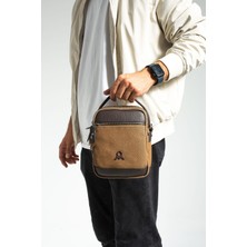 Mega Çanta Kanvas Serisi Çok Bölmeli Çapraz/el Erkek Çantası