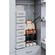 ALAS 6 Katlı Bebek & Çocuk Odası Banyo Raf Düzenleyici Hurç