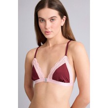 DeFacto Dantel Detaylı Saten Kapsız Pedsiz Balensiz Bralet G1139AX26SP