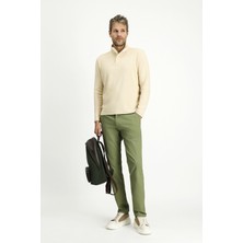 Kiğılı 4 Drop Relaxed Fit Rahat Kesim Likralı Kanvas / Chino Pantolon