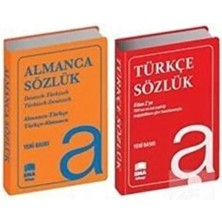 Ema Kitap Almanca-Türkçe Sözlük ve Türkçe Sözlük (2 Kitap Set Biala Kapak)