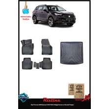 Rizline Seat Tarraco 2018 Sonrası 5 Koltuklu Bagaj Havuzu ve Havuzlu Paspas