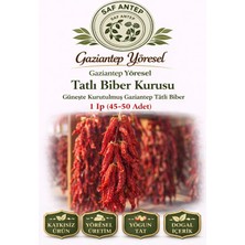 Saf Antep Dogal Kurutulmus Tatli Biber 1 Ip 45 50 Adet