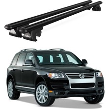 Today Auto Venüs Volkswagen Touareg (2002-2010) Uyumlu Siyah Ara Atkı Port Bagaj Tavan Barı