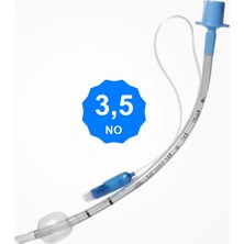 Sağlıklı Yaşam Endotrakeal Tüp (Entübasyon Tüpü) Spiralli Balonlu No: 3,5