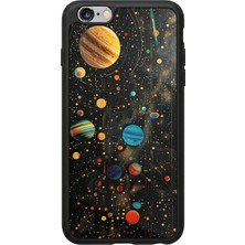 iPhone 6 Plus / 6s Plus Uyumlu Uzay Tasarımlı Glossy Premium Kılıf