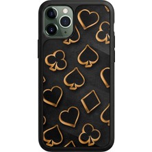 iPhone 11 Pro Max Uyumlu Kart Tasarımlı Glossy Premium Kılıf