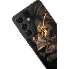 Samsung Galaxy S26 Uyumlu Aslan Tasarımlı Glossy Premium Kılıf