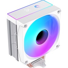 Rampage Octagon B70 Beyaz 63CFM 12CM Argb Sıcaklık Göstergeli AM5/LGA1700 Uyumlu Hava Soğutmalı Cpu