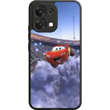Oppo A6 Pro Uyumlu Şimsek Mcqueen Tasarımlı Glossy Premium Kılıf