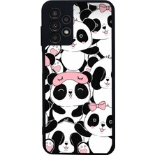Samsung Galaxy A23 Uyumlu Panda Tasarımlı Glossy Premium Kılıf