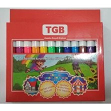 Tgb Jumbo Keçeli Kalem Çok Renkli 12'li Set Ölçülerle Eğlenceli Çizim Deneyimi