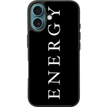 iPhone 16 Plus Uyumlu Energy Tasarımlı Glossy Premium Kılıf