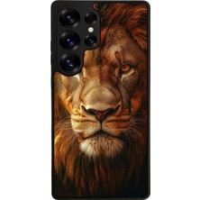 Samsung Galaxy S25 Ultra Uyumlu Aslan Tasarımlı Glossy Premium Kılıf