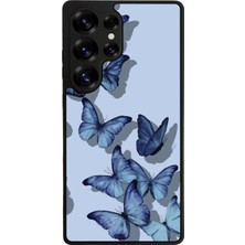 Samsung Galaxy S25 Ultra Uyumlu Kelebek Tasarımlı Glossy Premium Kılıf