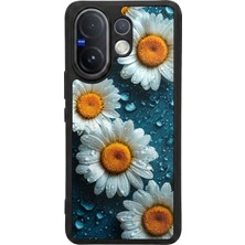 Vivo V60 Uyumlu Cicek Tasarımlı Glossy Premium Kılıf