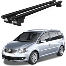 Today Auto Venüs Volkswagen Touran (2003-2015) Uyumlu Siyah Ara Atkı Port Bagaj Tavan Barı