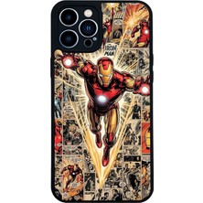 iPhone 13 Pro Max Uyumlu Iron Man ( Demir Adam ) Tasarımlı Glossy Premium Kılıf