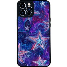 iPhone 13 Pro Max Uyumlu Retro Yildizlar Tasarımlı Glossy Premium Kılıf