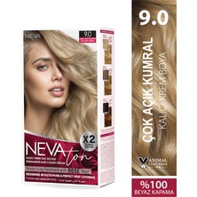 Nevacolor Nevaton 9.0 Çok Açık Kumral Kalıcı Krem Saç Boyası