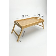 Bambuland Katlanabilir Ayaklı Bambu Sunum Tepsisi