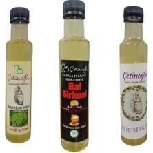 Çetinoğlu Fatma Hanım Sirkeleri Çetinoğlu Fatma Hanım Sirke Çeşitleri 250 ml(Bal-Elma-Alıç)
