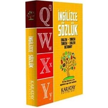 Karatay Yayınları 4E Resimli İngilizce Sözlük-Örnek Cümleler Roman Boy Karatay Yayınevi