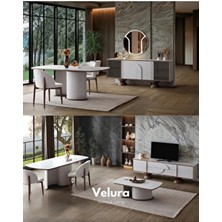 Velura Home & Living Estella Yemek Odası Takımı + Tv Ünitesi