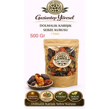 Saf Antep Patlican Kabak Biber Kurusu 500 G Askida Kurutulmus