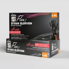 Şeylişeyler - Reflex Flex Eldiven Siyah L Beden 100'LÜ 10 Paket