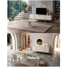 Velura Home & Living Marcel Yemek Odası Takımı + Tv Ünitesi