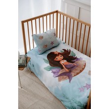 Lolle Baby & Kids Bebek Beşik, Park Yatak (70X120 Cm) Nevresim & Çarşaf Takımı, Pamuk Saten - Deniz Kızı