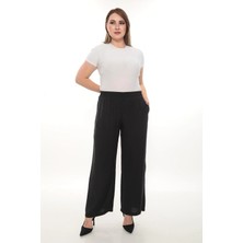 Lady Majestic Kadın Beli Lastikli Rahat Kesim Pantolon – Günlük Şık ve Konforlu