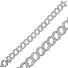 Kenpazar 925 Ayar Gümüş Taşlı Gurmet Bileklik