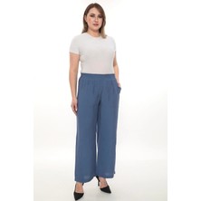 Lady Majestic Kadın Beli Lastikli Rahat Kesim Pantolon – Günlük Şık ve Konforlu