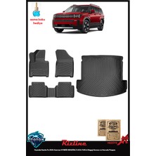 Rizline Hyundai Santa Fe 2024 Sonrası Hybrid Benzinli 5 Koltuklu Bagaj Havuzu ve Havuzlu Paspas