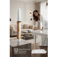 Marsilyan Beyaz Renk Mobilya Rötüş Kalemi –  Lake ve Ahşap Yüzeyler Için Çizik ve Restorasyon Kalemi