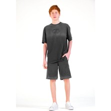 Queen Kids 8243  Erke Çocuk 5 Nakışlı Süprem Takım Siyah