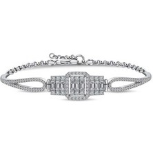 Kenpazar 925 Ayar  Gümüş Baget Bileklik