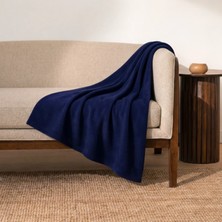 Prime Sleeks Kalın Dokulu Yün Tv Battaniyesi 120X150 cm Koltuk Şalı Diz Örtüsü Throw Battaniye
