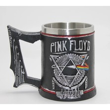 Ynt İthalat Pink Floyd Dark Side Of The Moon 3D Kabartmalı Çelik Kupa Bardak ALK1088