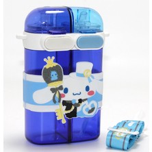 Rivera Tech Rvrthc Cinnamoroll Figürlü Çift Bölmeli Pipetli Suluk