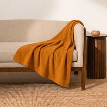 Prime Sleeks Kalın Dokulu Yün Tv Battaniyesi 120X150 cm Koltuk Şalı Diz Örtüsü Throw Battaniye
