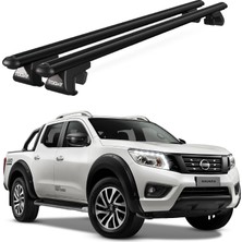 Today Auto Venüs Nissan Navara (2016 ve Sonrası) Uyumlu Siyah Ara Atkı Port Bagaj Tavan Barı