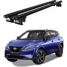 Today Auto Venüs Nissan Qashqai J11 (2014-2020) Uyumlu Siyah Ara Atkı Port Bagaj Tavan Barı
