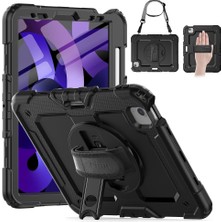 Five-E Apple iPad Air 11 M4 (2026) Zırhlı Armour Defender Askılı Kılıf